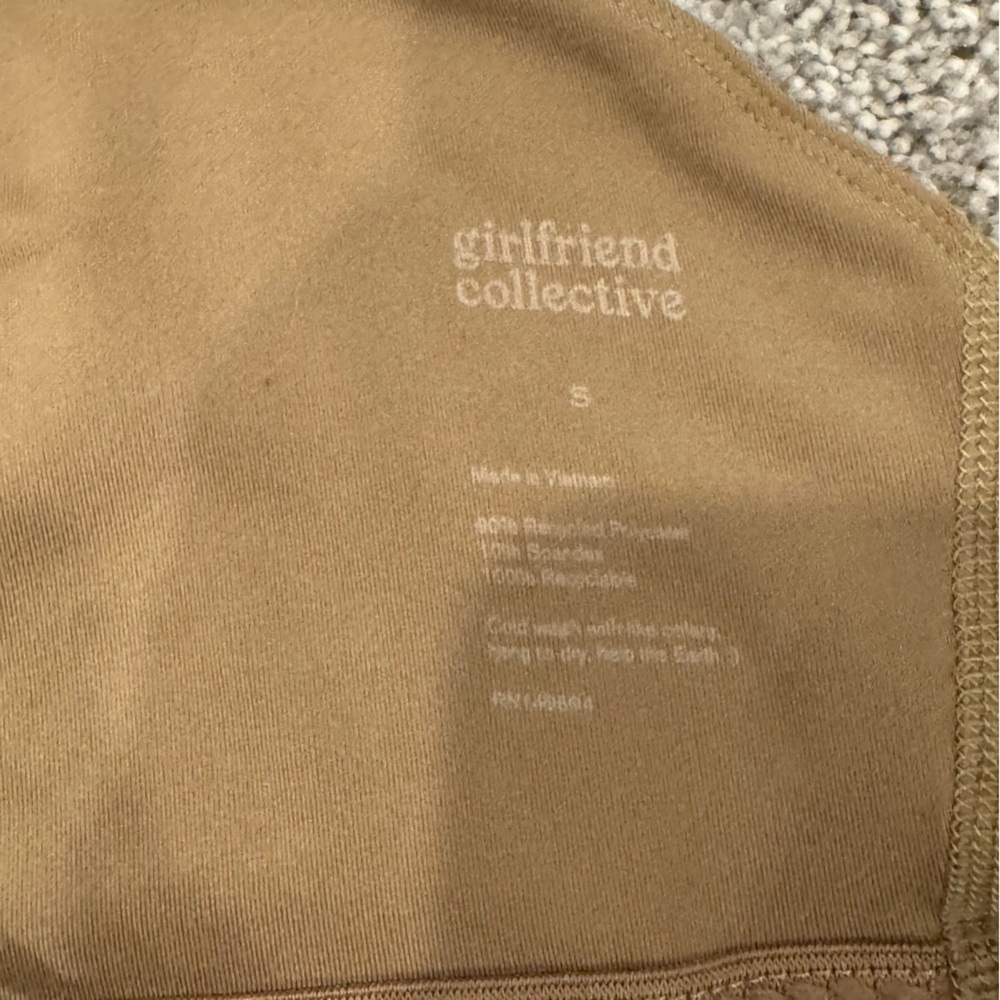 Girlfriend Collective Beachwood The Undress Halter Neck Tennis Dress Brown small - Picture 5 of 7